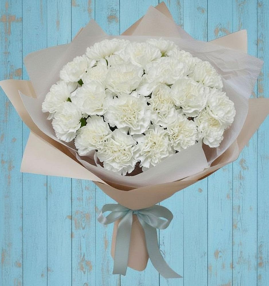 Букет цветов из: Гвоздики в Подлесной Слободе