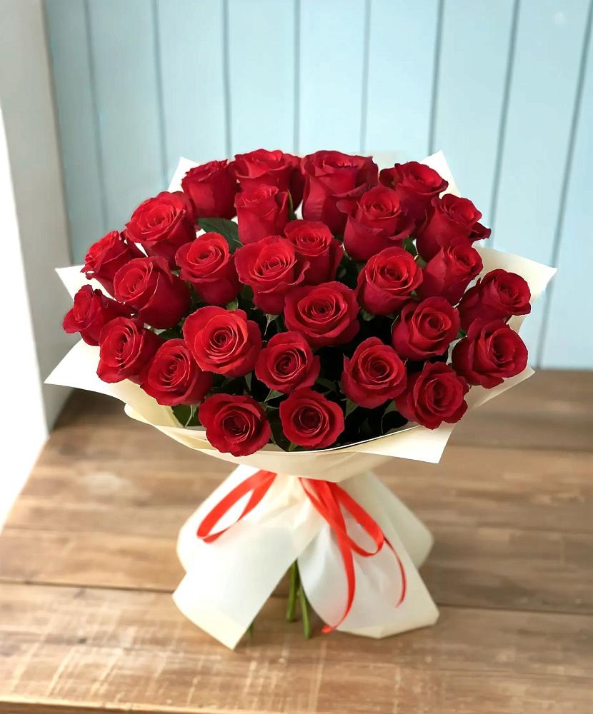 Букет 29 Красных роз в Подлесной Слободе