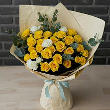 Букет цветов из:  Розы в Подлесной Слободе