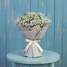 Букет цветов из:  Гипсофила в Подлесной Слободе