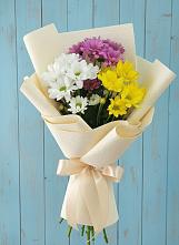 Букет цветов из:  Хризантемы в Подлесной Слободе