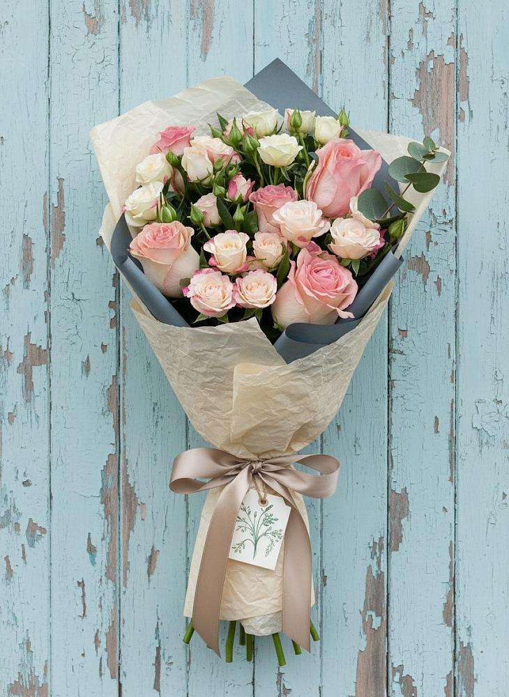 Букет цветов из: Розы в Подлесной Слободе