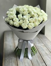 Букет 35 Белых роз в Подлесной Слободе