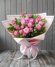 Букет Розовый кустик в Подлесной Слободе