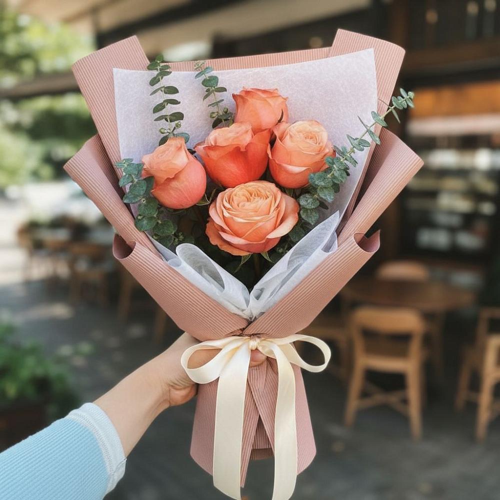 Букет цветов из: Розы в Подлесной Слободе