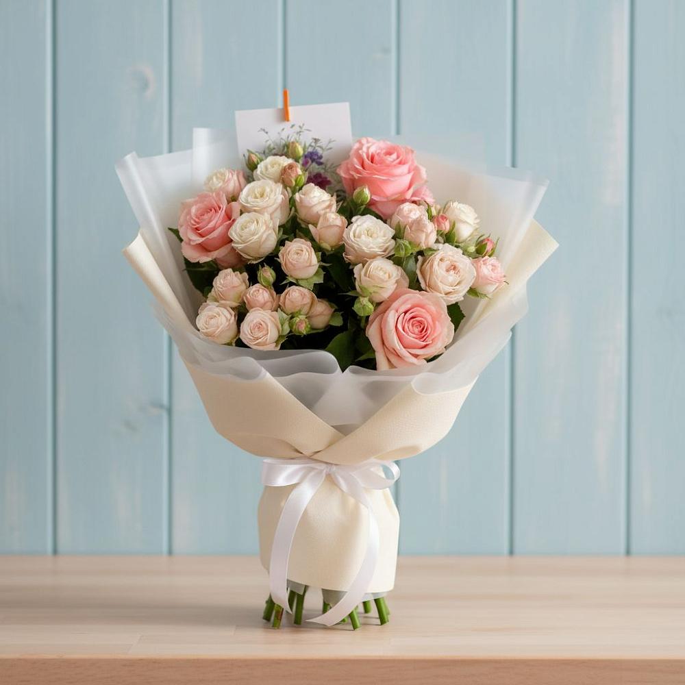 Букет цветов из: Розы в Подлесной Слободе