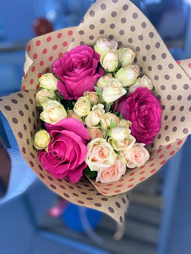 Букет цветов из: Розы в Подлесной Слободе