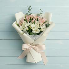 Букет цветов из:  Альстромерии в Подлесной Слободе