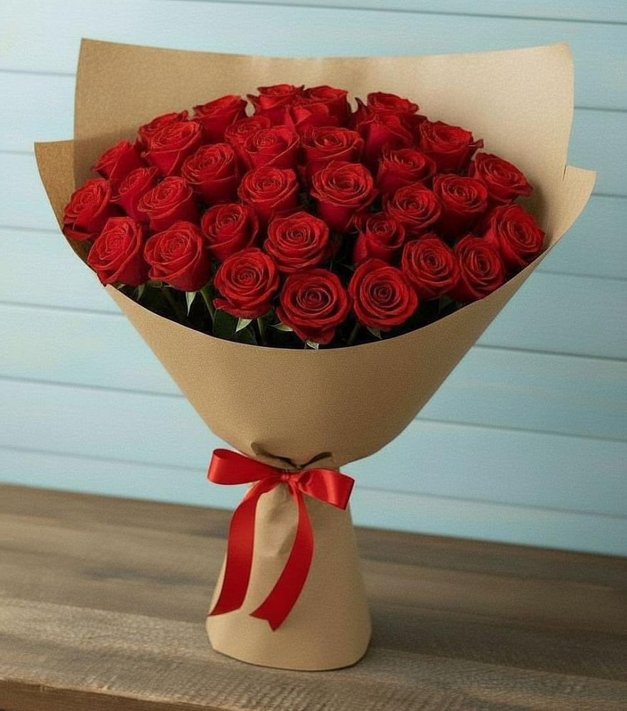 Букет Красные розы Милано в Подлесной Слободе