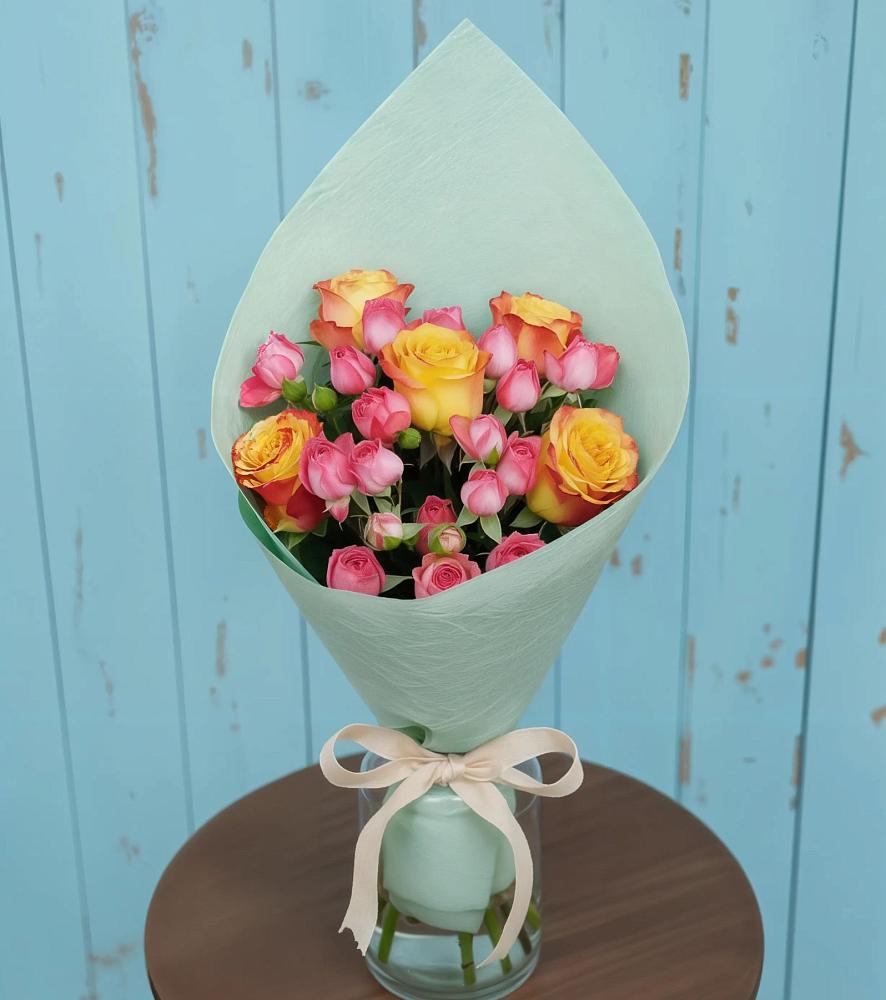 Букет цветов из: Розы в Подлесной Слободе