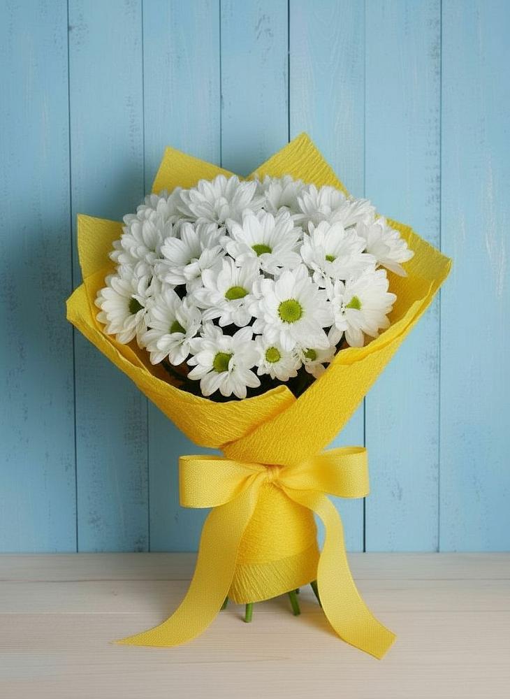 Букет цветов из: Хризантемы в Подлесной Слободе