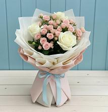 Букет цветов из:  Розы в Подлесной Слободе