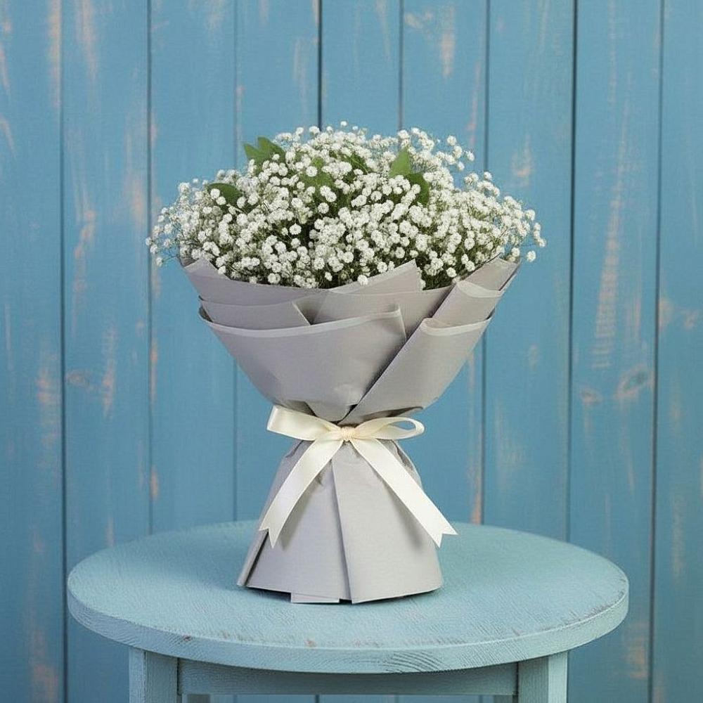 Букет цветов из: Гипсофила в Подлесной Слободе