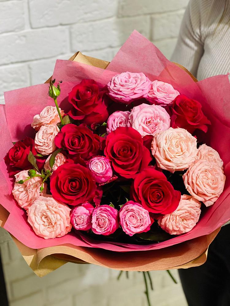 Букет цветов из: Розы в Подлесной Слободе