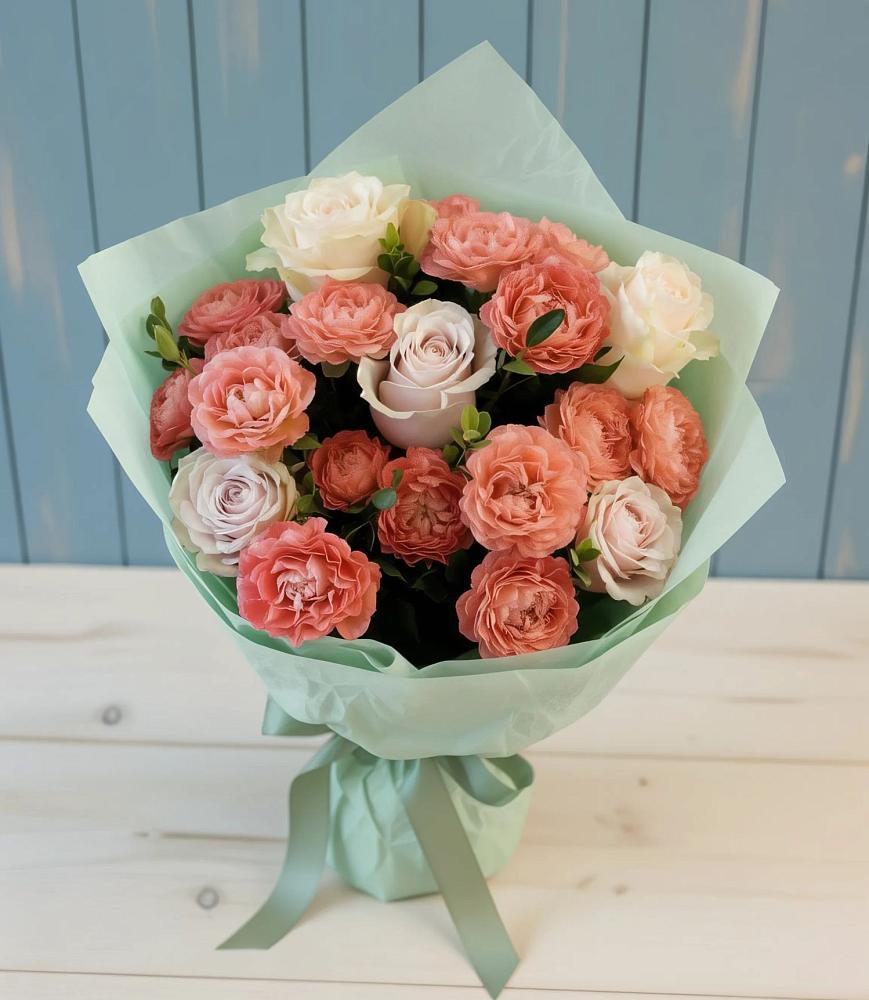 Букет цветов из: Розы в Подлесной Слободе