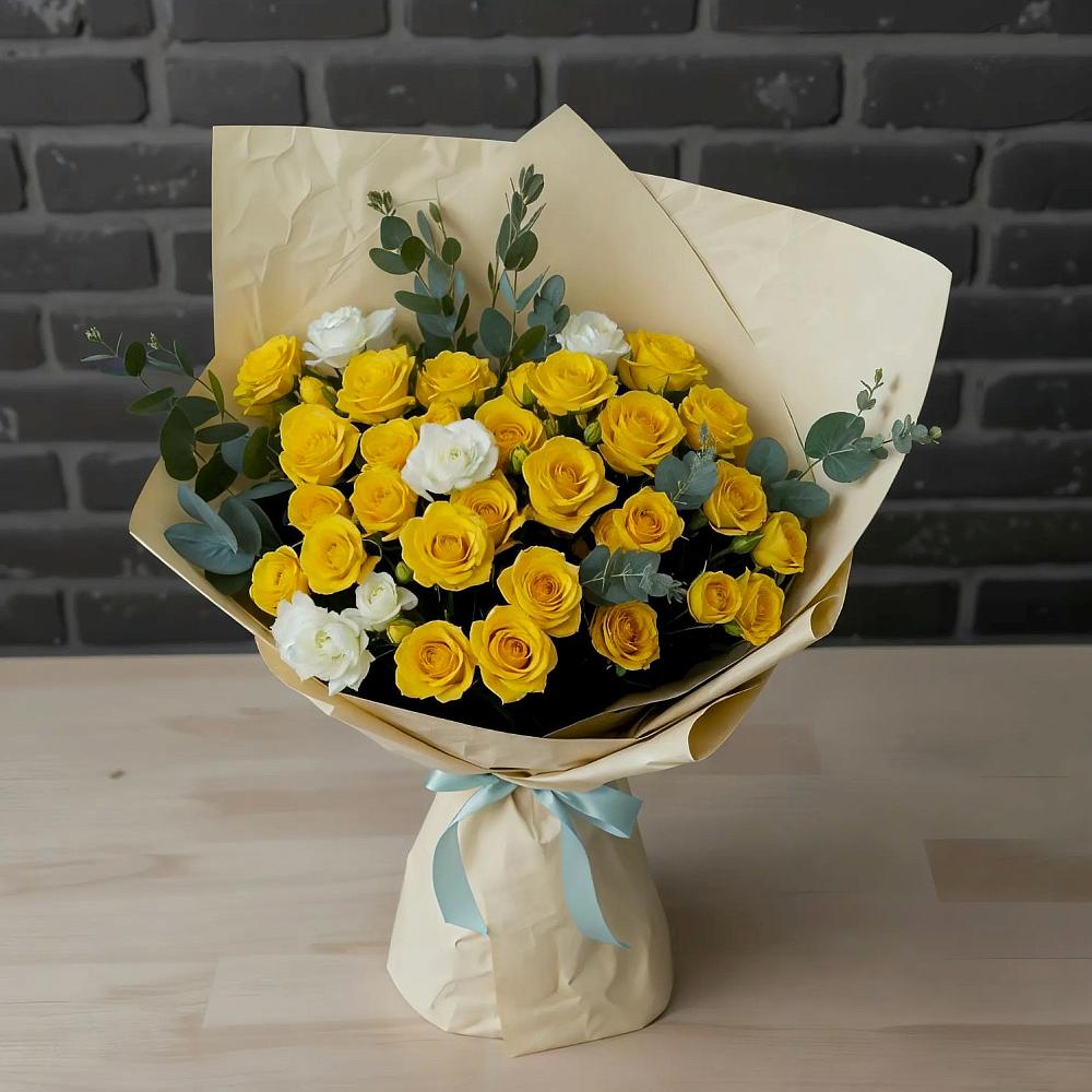 Букет цветов из: Розы в Подлесной Слободе