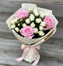 Букет цветов из:  Розы в Подлесной Слободе