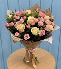 Букет цветов из:  Розы в Подлесной Слободе