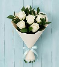 Букет цветов из:  Розы в Подлесной Слободе