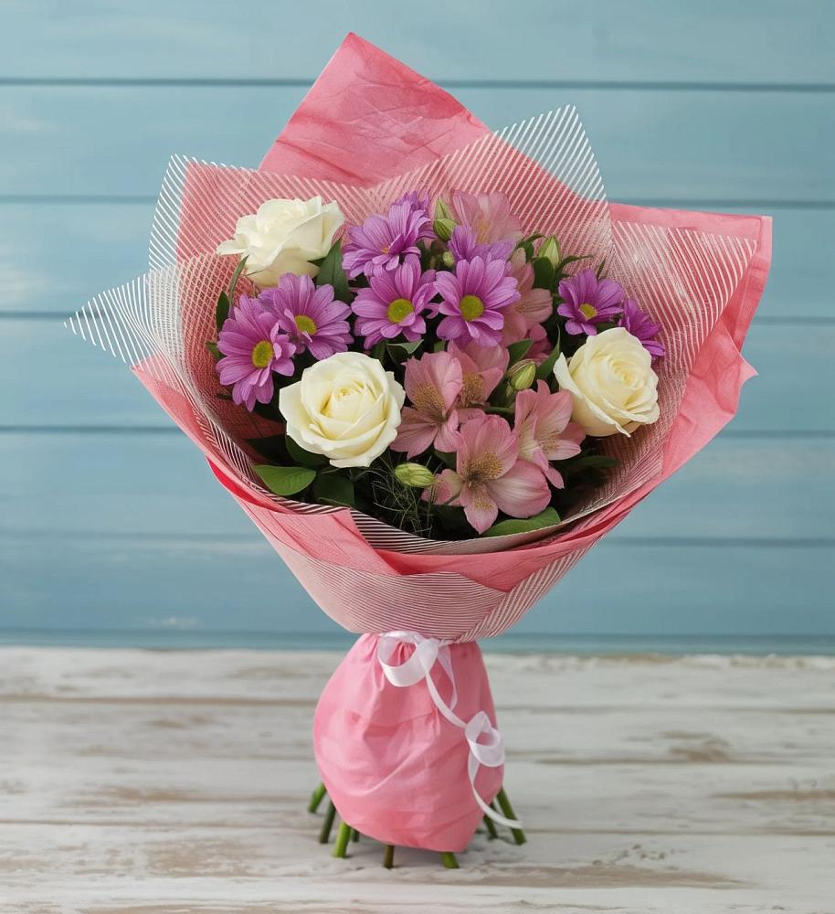 Букет цветов из: Герберы в Подлесной Слободе