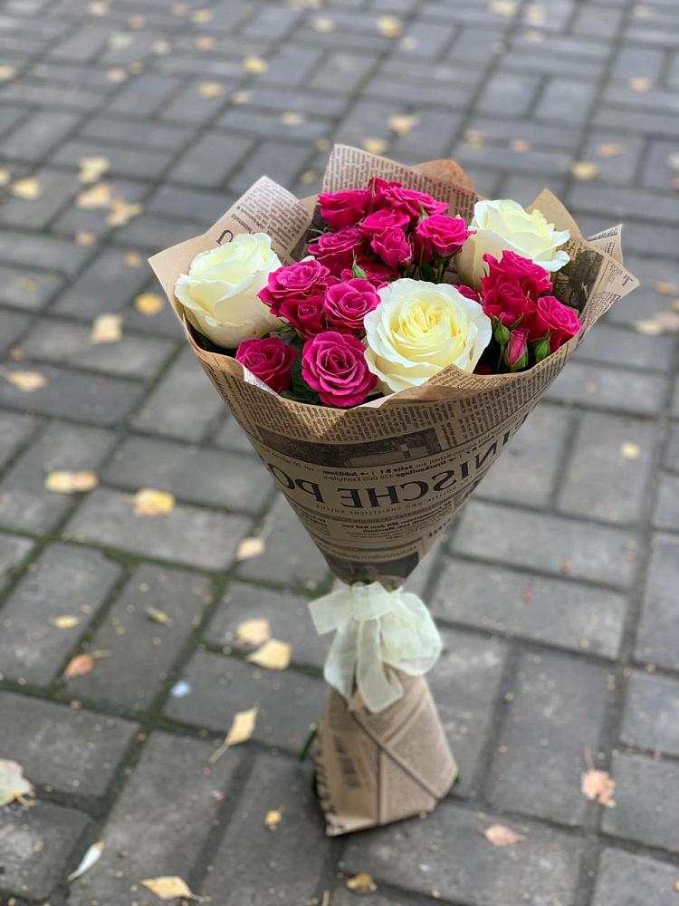 Букет цветов из: Розы в Подлесной Слободе