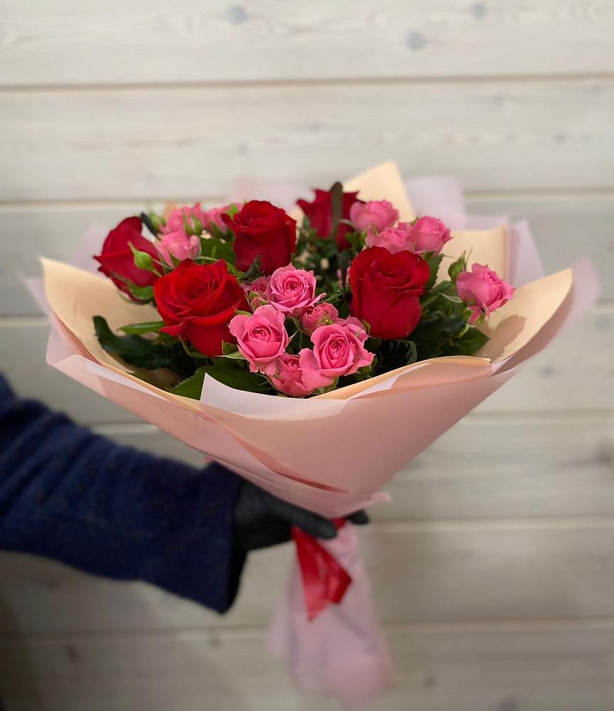 Букет цветов из: Розы в Подлесной Слободе