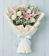 Букет цветов из:  Лилии в Подлесной Слободе