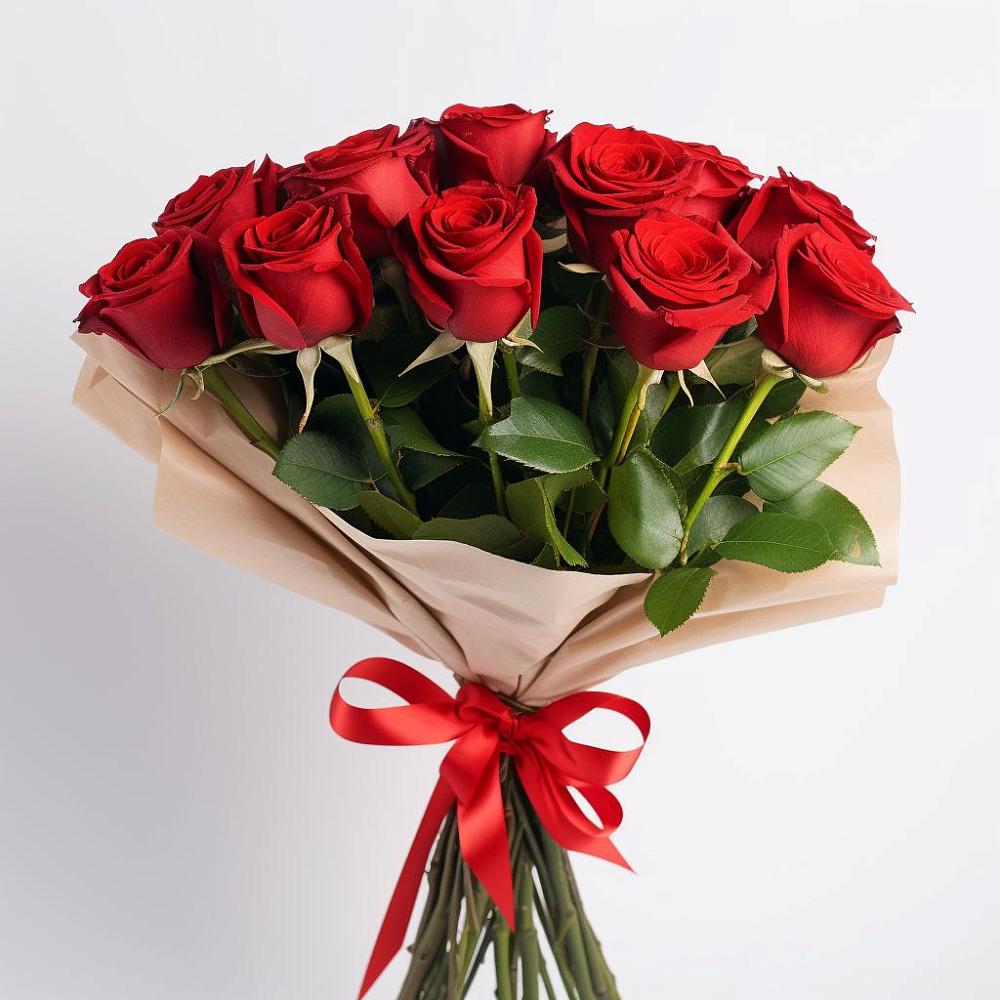 Букет 11 Красных роз Эдлесс Лав в Подлесной Слободе