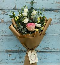 Букет цветов из:  Розы и Лизиантусы в Подлесной Слободе