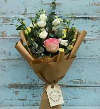 Букет цветов из:  Розы и Лизиантусы в Подлесной Слободе