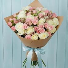 Букет цветов из:  Розы в Подлесной Слободе