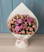 Букет цветов из:  Розы в Подлесной Слободе